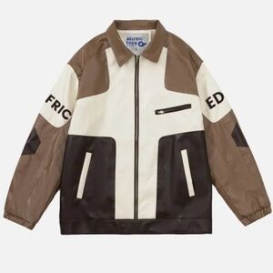 Aelfric Eden Patchwork Leather Jacket